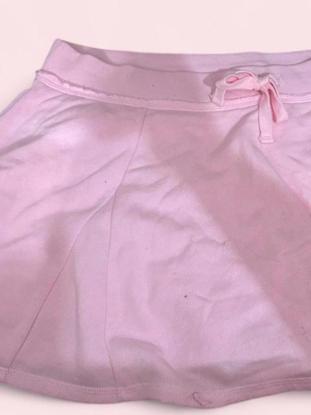 PINK Victoria's Secret Light Pink Skater Skirt with Drawstring